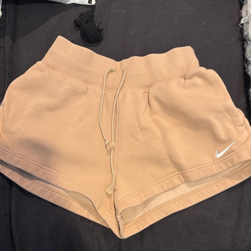 Nike Women's Beige Athletic Shorts